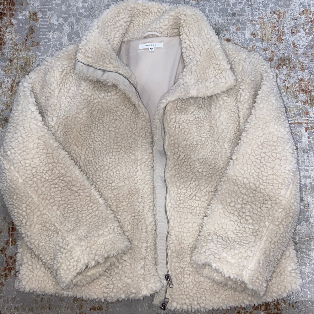 Pacsun Fluffy Fur Coat